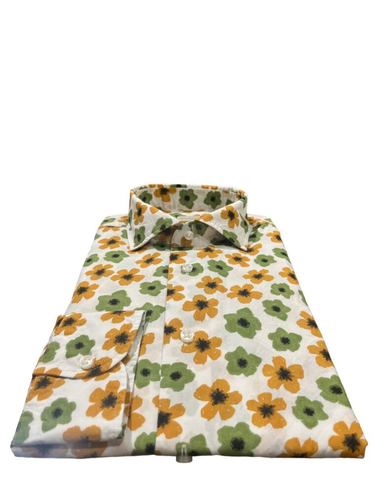 camicia uomo fiori